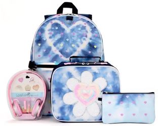 Locker Club 17" KIDS backpack 4 pc with headphones!! - Daisy