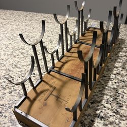 Tabletop Rustic Wine Rack