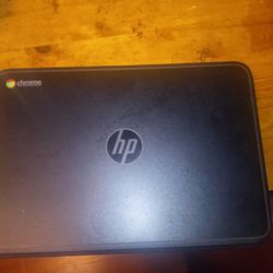 HP Chromebook and charger 