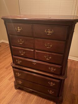 Dresser, Matress and Box Spring, Washer and Dryer
