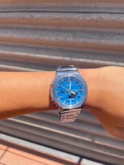G shock blue face