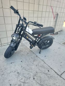 ESKUTE V100 Electric Bike for Teens Adults, 750W, 20 MPH, 48V 13 Ah,16"x4.0" Fat Tire E Bicycle, 7-Speed E-Bike with Dual Suspension,