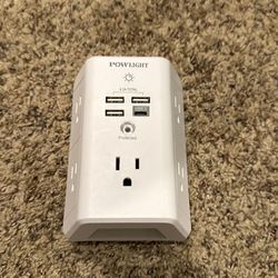 Powlight Surge Protected Power Outlet