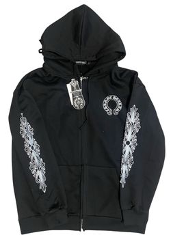 Chrome Hearts Floral HorseShoe ZipUp Hoodie