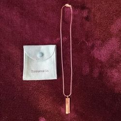1837 BAR CHARM DANGLE NECKLACE BY TIFFANY & CO.