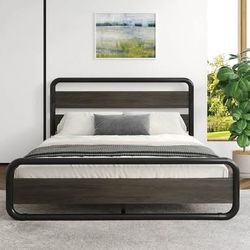 Queen Size Heavy Duty Platform Bed Framel