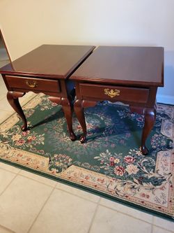 2 Drawered End Tables
