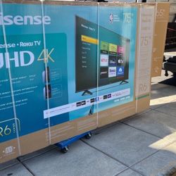 75”HISENSE ROKU SMART TV 