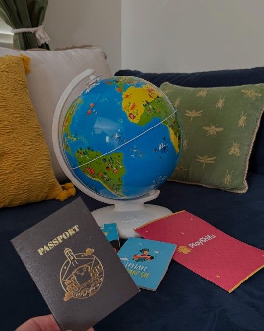 PlayShifu Orboot Earth Interactive AR Globe for Kids – Includes Passport & Activity Booklets