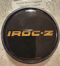 85-87 CAMARO 16" IROC NEW GOLD WHEEL CENTER CAP, SET OF 4, AFTERMARKET