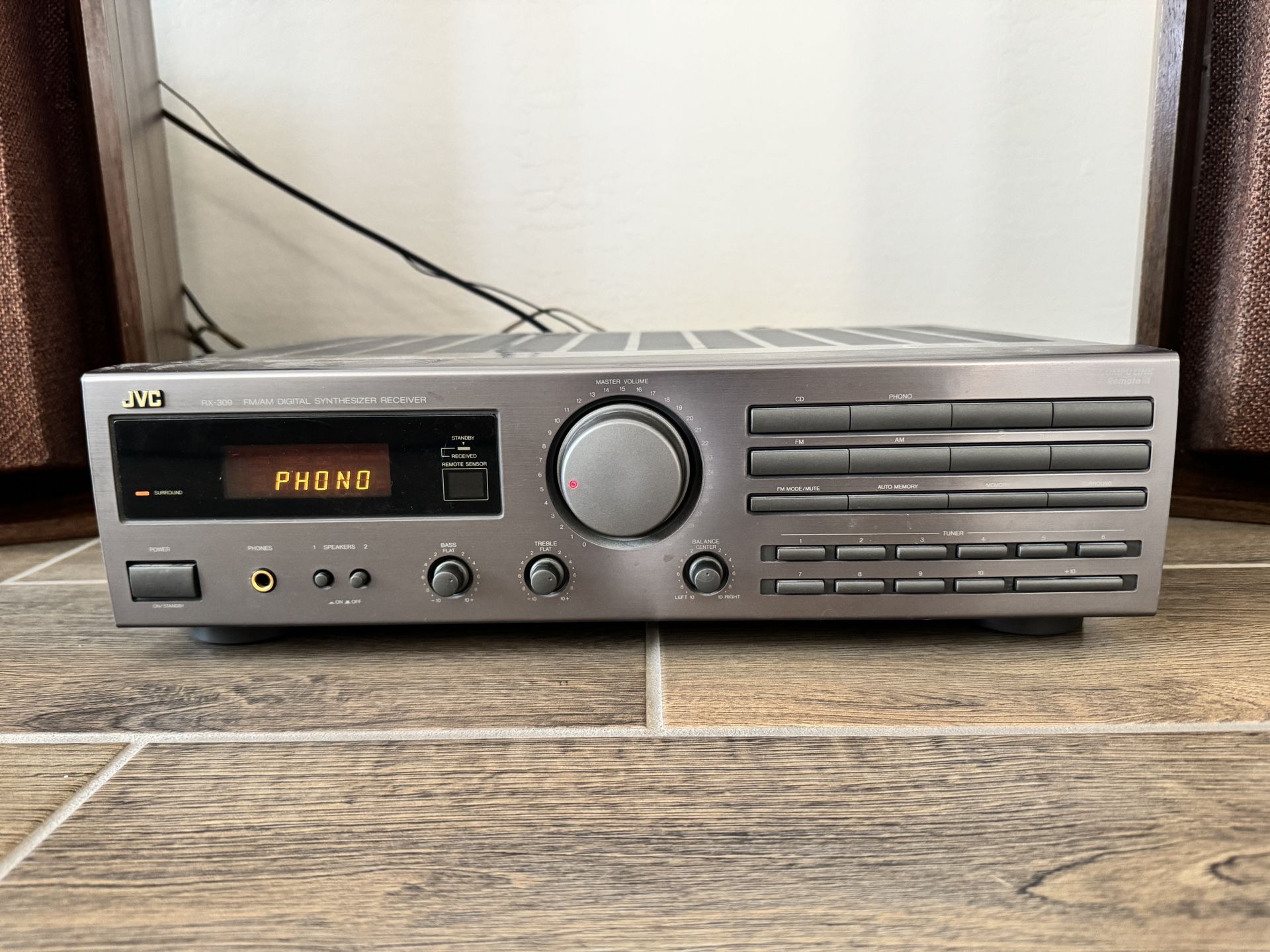 JVC RX-309TN Digital Synthesizer Home Stereo Receiver