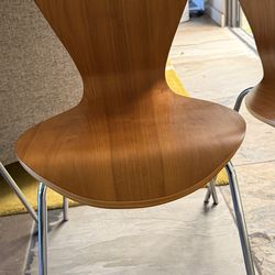 6 mid century dining chairs