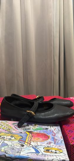 Zara black flats