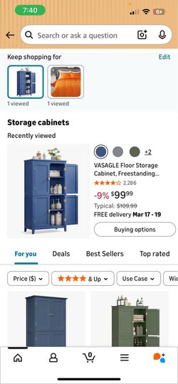 Blue cabinet