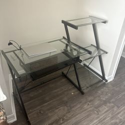 Glass Desk 