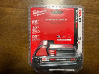Milwaukee M18 18-Volt 2.0 Ah Lithium-Ion Compact Battery