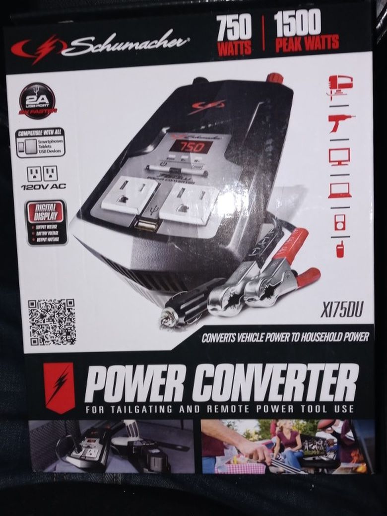 Power Converter Digital 750/1500 Peak Watts