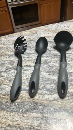 Three cooking utensils (larger size) great for cooking larger meals!