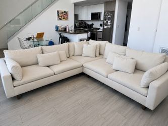 West Elm Harmony 3-Piece L- Shaped Sectional