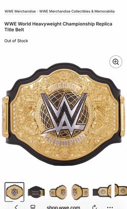WWE World Heavyweight Championship  Title Belt