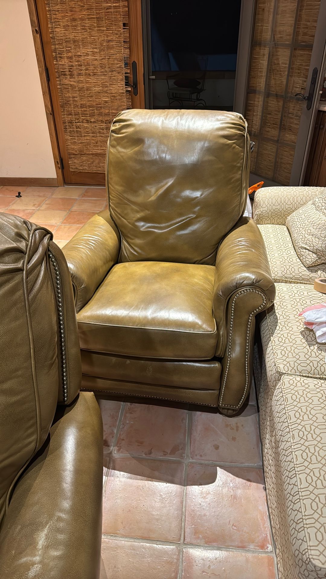Hancock And Moore Leather Recliners