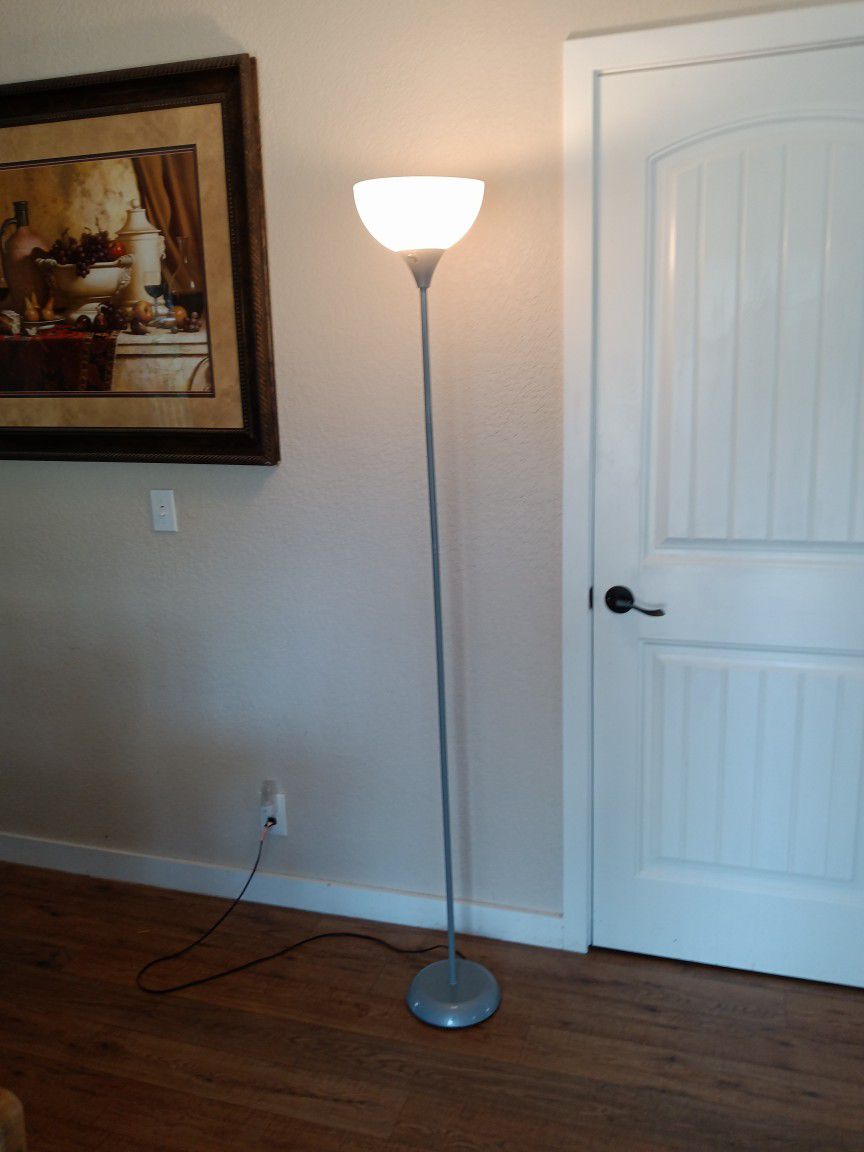 Tall Floor Lamp,Gray