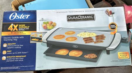 Oster Electric Griddle With Warming Tray New for Sale in Glendora