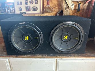 2, 12” kicker subwoofer with box