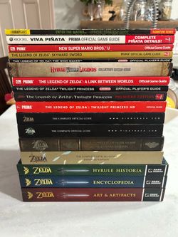 Zelda books and strategy guides