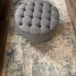 Tugged Ottoman 