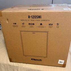 Klipsch R-120SWi Wireless Subwoofer System | 12” Front-Firing Woofer | 400W Peak Power | Deep Bass