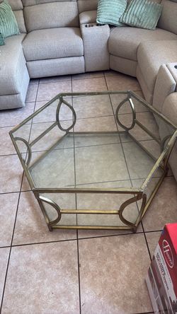 Glass coffe table - mesa de sala