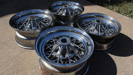 15x7 Cragar Star Wire 30 Spoke RWD Wheels
