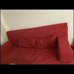 Ikea Futon With Mattress, Cover And Cushions Like New