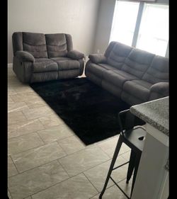 Reclining Sofa and Loveseat Set