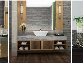 Set of 2 White bathroom sinks