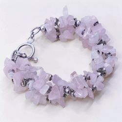 Silpada Rose Quartz Bracelet 🌸