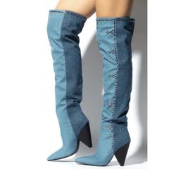 Women’s Denim High Boot