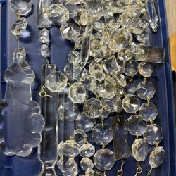 Vintage Glass Chandelier Crystals - Various 