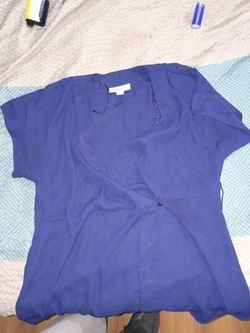 Motherhood Maternity Blue Wrap Top