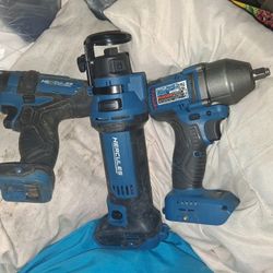 Hercules 3/8" Impact Wrench - Drywall Cut-Out Tool- 3/8" 12v Drill Driver 