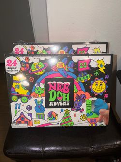 NeeDoh Advent Calendar – 24 Days of Surprises NEW Sealed