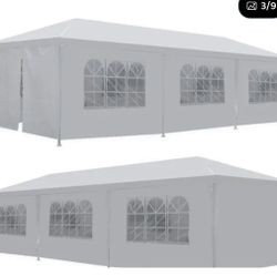 10x30 wedding party tent outdoor canopy tent with 8 side walls white FOR SALE /de Venta