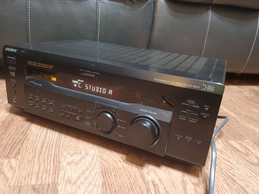 SONY STRSE501 5.1 Channel AM/FM Stereo Receiver Tested & Working