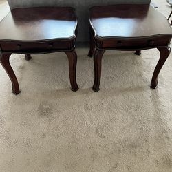 Solid End Tables , Nice