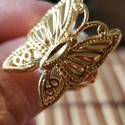 Butterfly 🦋adjustable Ring Made Of Copper 