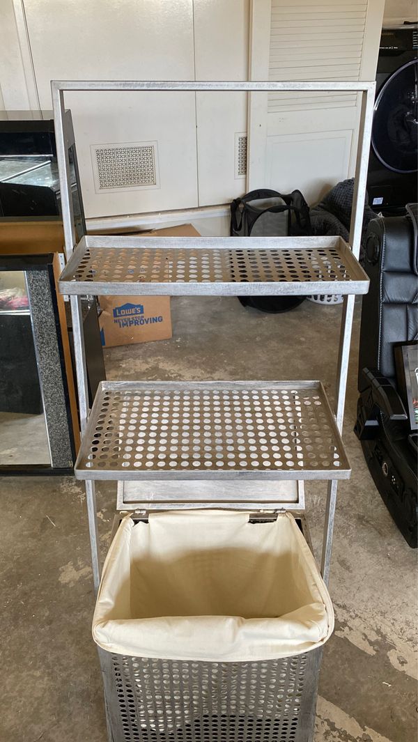 Bathroom Hamper, Towel Rack combo for Sale in Menifee, CA OfferUp