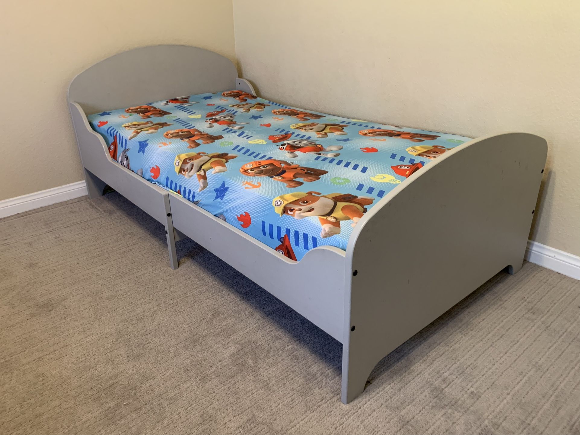 IKEA Expandable Twin Toddler Bed Frame (light Gray)