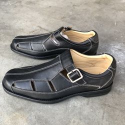Johnston And Murphy Slip On Leather Shoes Size 8M