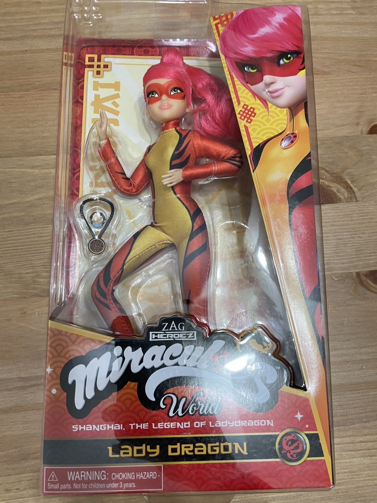 Miraculous World Ladybug Shanghai Fei Lady Dragon Doll Exclusive 2023~ 10.5" New